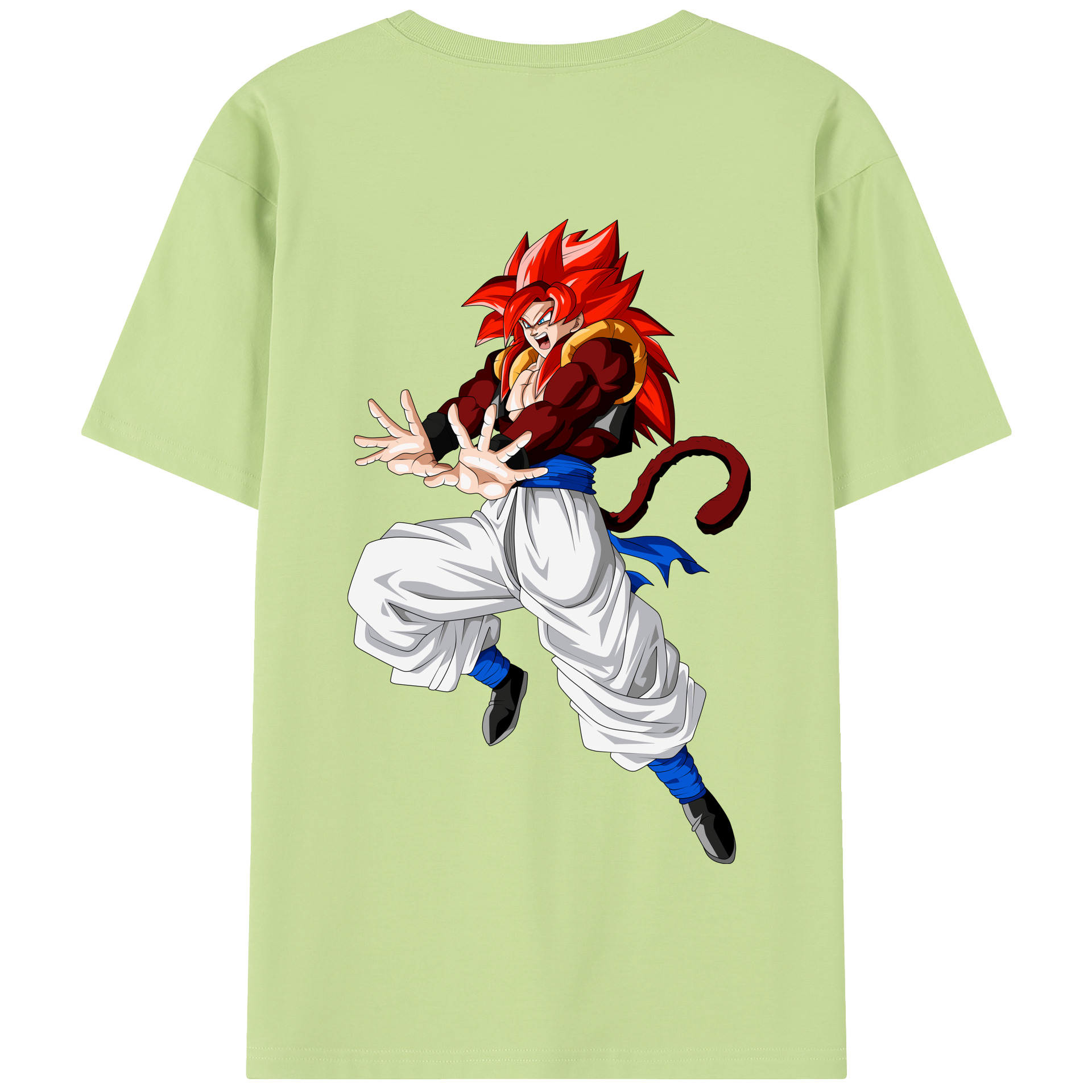 （画像用） ドラゴンボール 孫悟空（そん ごくう）Son Goku カカロット DRAGON BALL Kakarotto 綿100％半袖Tシャツ（背面プリント）